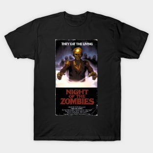 Night Of The Zombies VHS box T-Shirt